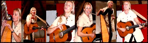 Claudia Pohel mit Gitarre